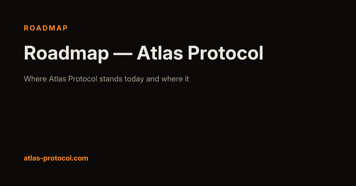 Roadmap — Atlas Protocol